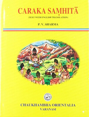 Caraka Samhita (Text English Translation) 4 Vol Set by P.V Sharma 9788176370127