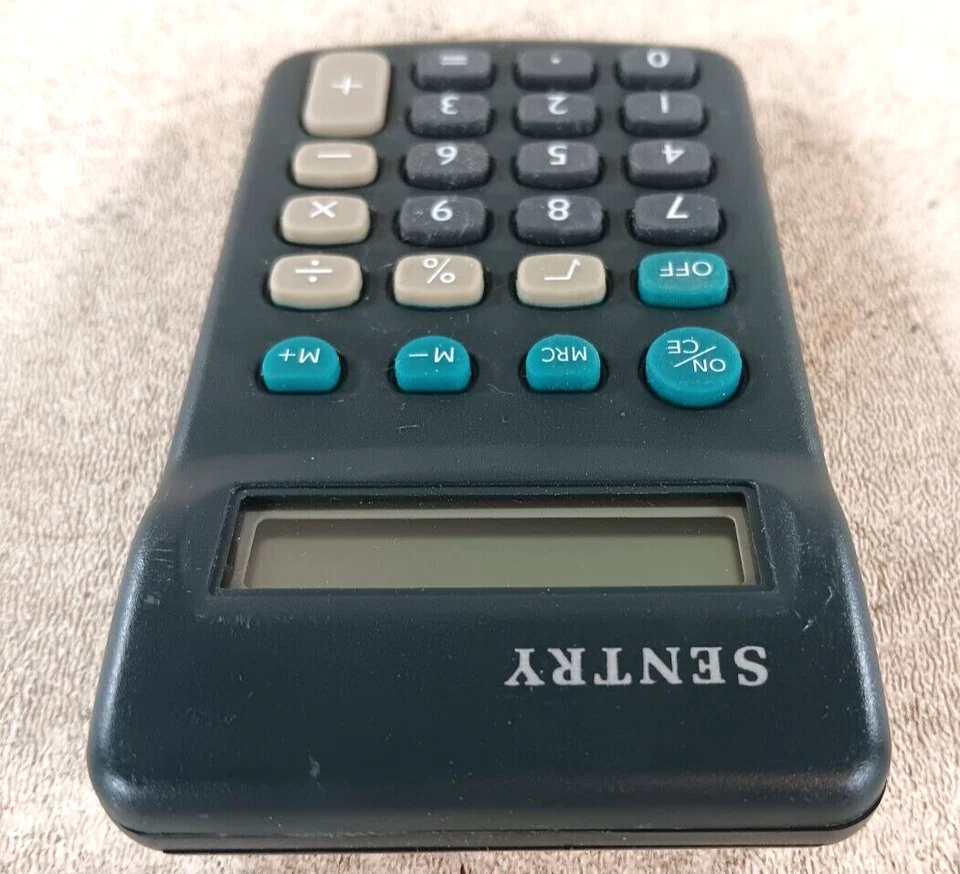 Sentry Easy Reading Calculator Pocket Handheld CA338 - Image 4 of 4