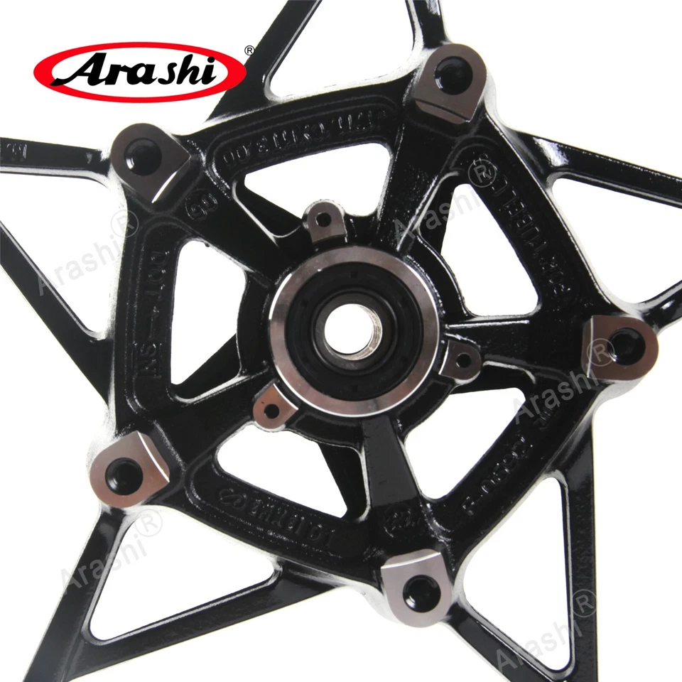 Arashi 17x3'' Front Wheel Rim Fit Kawasaki Ninja 500 R /ABS Z500 /SE 2024 2025 - Image 4 of 4