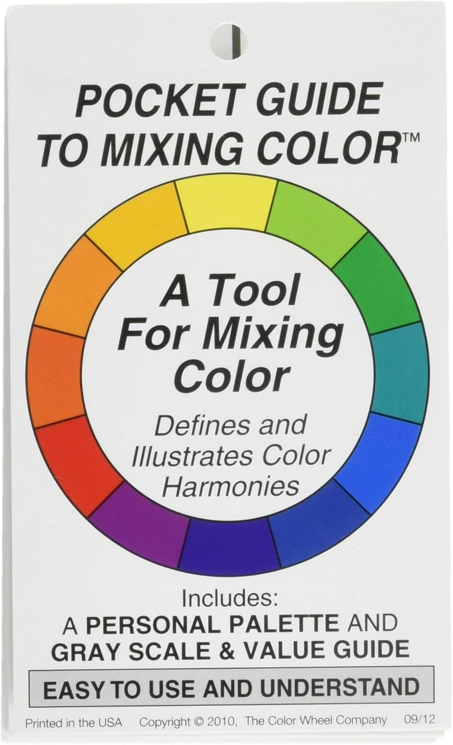 Pocket Guide To Mixing Colour Paint Artist Educational Teaching Tool Oil Acrylic