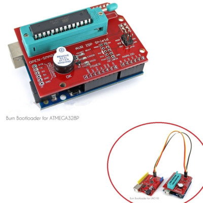 AVR ISP Shield Verbrennung Bootloader Programmierer for Arduino UNO R3 new