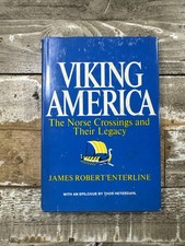 1972 Vintage History Book ?Viking America? James R. Enterline, Dust Jacket
