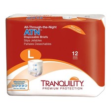 Tranquility ATN Incontinence Brief L Overnight 2186 42 12 Ct