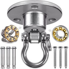 Benelabel Heavy Duty Swing Hangers - Set Brackets  1 inch, Silver