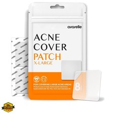 Acne Patches XL, Acne Cover Patch Large Pimple Patches for Face Cheek Nos...
