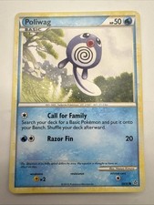 Poliwag 58/95 Common HGSS Unleashed 2010 - Pokemon Card TCG (LP)