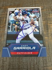 2025 Knoxville Smokies Andy Garriola Autograph Signed Team Card Cubs Auto