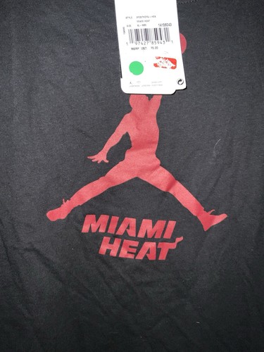Nike Jordan Miami Heat Long Sleeve 9Y2B7HDMJ Size Youth Xl - Bild 3 von 4
