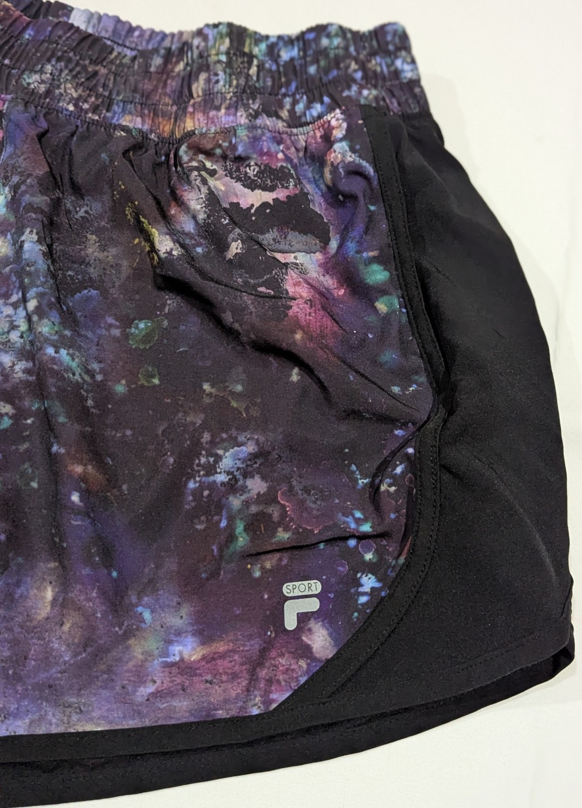 Pantaloncini da corsa donna multicolore Fila taglia large