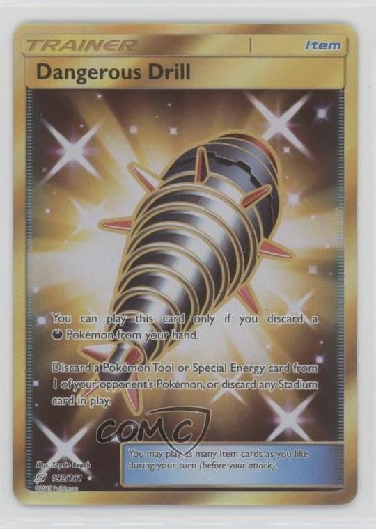 Full Art - Dangerous Drill Pokémon Sun & Moon Team Up #192