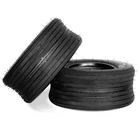 2 * 16x6.50-8 Rib Lawn Mower Garden Tractor Tires 4 Ply 16x6.5-8 Tubeless