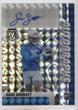 2021 Panini Mosaic Rookie Auto Mosaic Sage Surratt #RA-90 Auto tj1