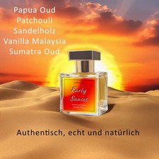 Early Sunset Extrait de Parfum 50 ml  OUD, PATCHOULI, SANDELHOLZ VANILLA
