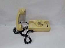 Telefono Vintage GTE STARLITE Anni '70 '80 BEIGE SABBIA DISCO ROTELLA GIRA 