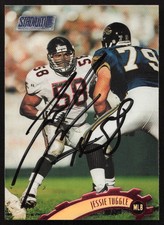 Jessie Tuggle Autographed 1997 Stadium Club Card #91 Atlanta Falcons