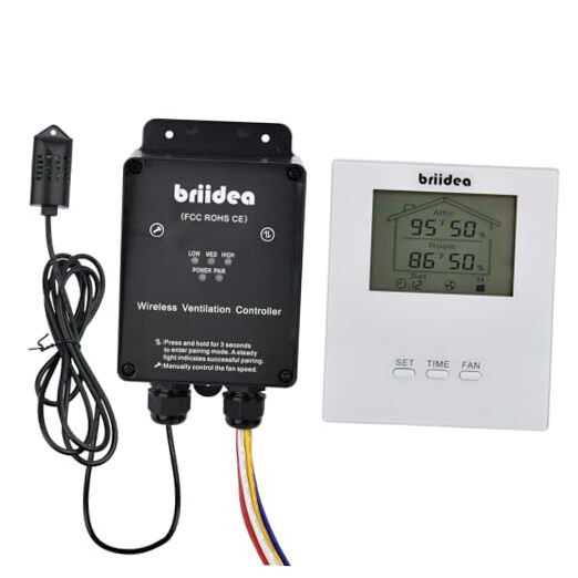 Wireless Portable RF Remote Control Kit with Built-in Temperature and Humidity Detection for Enhanced Convenience and Precision