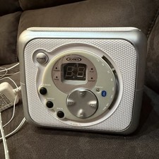 Jensen CD-555 Portable Music System - Silver