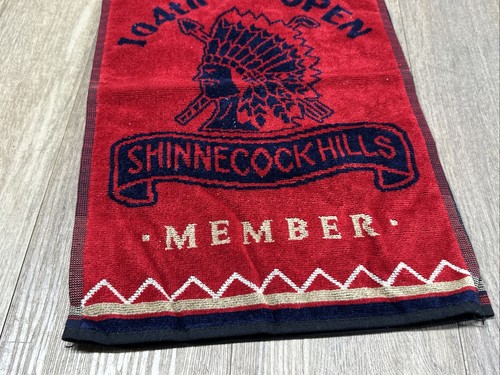 VTG Shinnecock Hills Golf Club 104th US Open Member Golf Towel C. Hatton 11”x36” - Picture 3 of 7