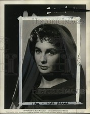 Foto de prensa 1960 actriz Jean Simmons estrellas en "Spartacus" - pio05886