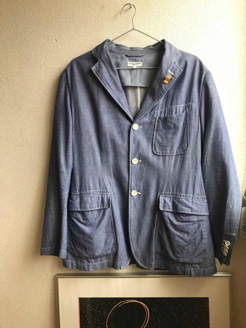 Engineered Garments Chambray Tailored Jacket Deni… - image 1