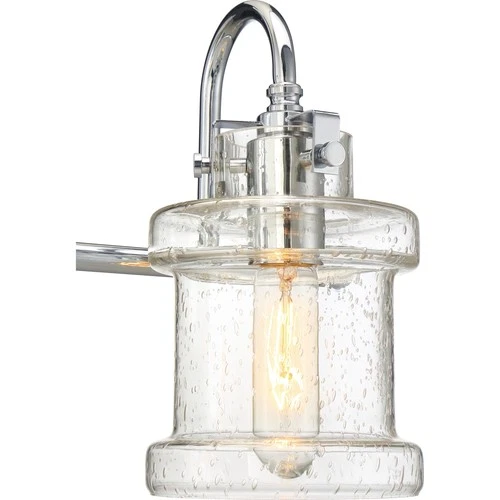 Quoizel DNY8603 Nickel Danbury 3-Light 24"W Bathroom Vanity Light - Picture 5 of 12