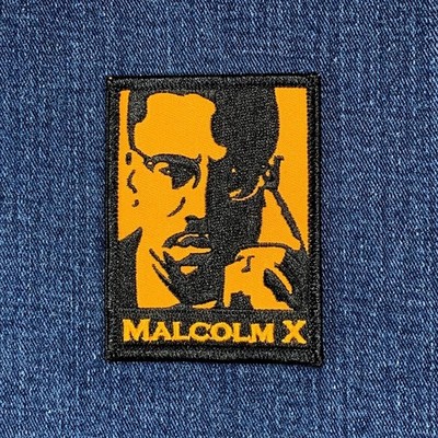 Malcolm X Patch - Embroidered Human Rights Civil Liberties Activism Badge 3''