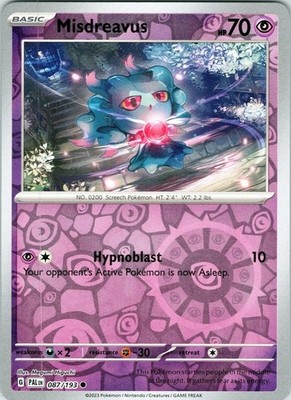 Misdreavus - Paldea Evolved - 087/193 - Common Reverse Holo