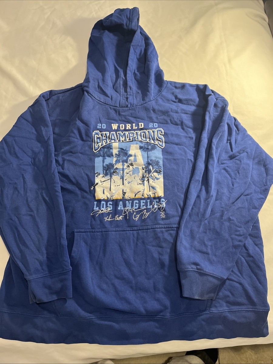 Los Angeles Dodgers World Series Champion Hoodie, Size XL Used | eBay