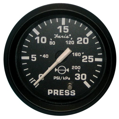#ad Faria 12810 Euro Water Pressure Gauge Kit 30 PSI 2quot; $130.87