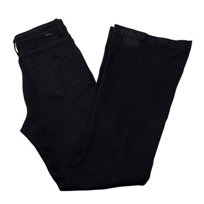 Risen Jeans Flare Jeans Women 11/30 Black High Rise RDP5338 Wide Leg Bell Bottom