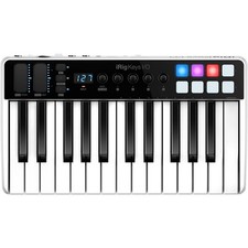 IK Multimedia iRig Keys I/O 25 25-Key MIDI Keyboard Controller w Audio Interface