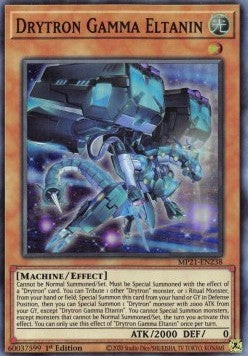 YuGiOh Drytron Gamma Eltanin MP21-EN238 Super Rare Englisch Neu 1st