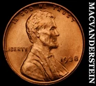 1938 Lincoln Wheat Cent - Red Choice Gem Brilliant Unc  Lustrous  #G8889