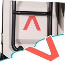 PVC Car Tailgate Side V Shape Sticker Decoration Compatible with Ineos Red