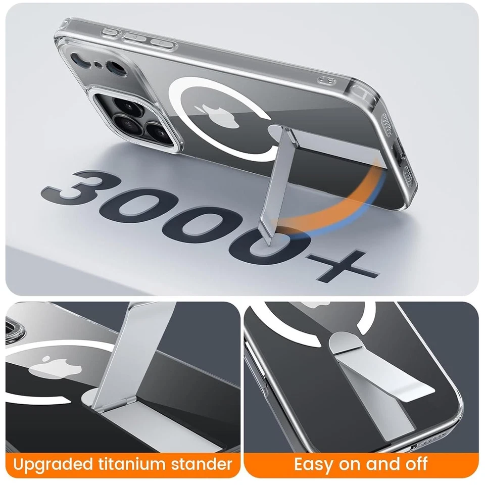 MagSafe Hülle für iPhone 17 Air Pro Max Case Ständer Silikon Cover Schutzhülle - Bild 3 von 4