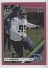 2019 Panini Donruss Optic Rookies Pink Prizm LJ Collier #113 8k4