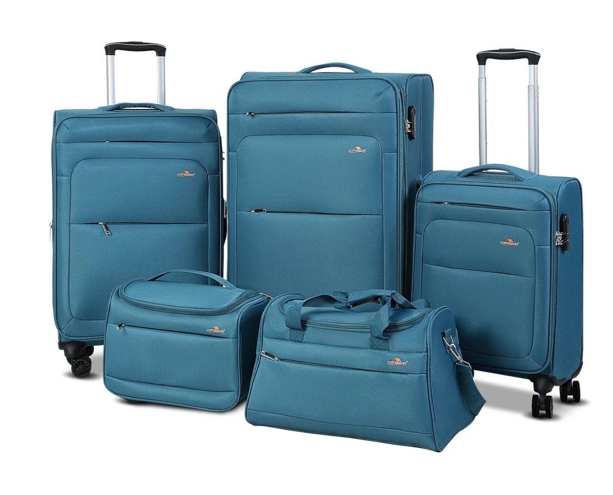 Luggage Sets 5 Piece Suitcase Set 18"/24"/28", with Duffel Bag