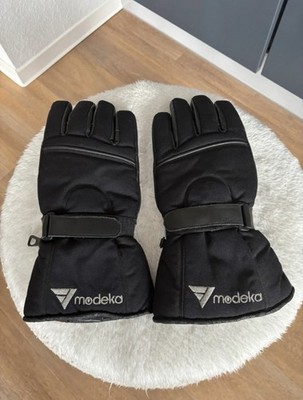 MODEKA Touren- & Winter-Motorradhandschuhe (Hipora / Thinsulate) Schwarz   Gr. 9