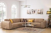 Textil Sofa Couch Ecksofa Eckgarnitur Polster Sofas Couchen MöBel Stoff
