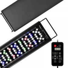 Advanced 7-Row LED Aquarium Light, Easy Setup Controller, Auto On Off Full Sp...