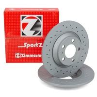 Zimmermann Sport Bremsscheiben Ø 272Mm FüR VW Polo 6 Audi A1 (Gb) PR-1KE Hinten