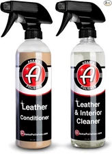 Leather Care Kit - Leather Cleaner & Conditioner Car Cleaning Supplies | UV Prot