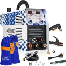 Reboot 130A 7  in  1 Plasma Cutter Welder Combo Non  HF Pilot  Arc Spool Gun MMA TIG