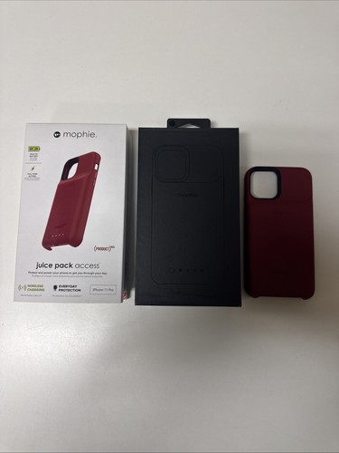 Mophie Juice Pack Access Wireless Charging Battery Case For iphone11 Pro Red