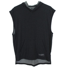 Adidas Aeroready Felpa con Cappuccio Senza Maniche Uomo Taglia M Grigio Performance Fit