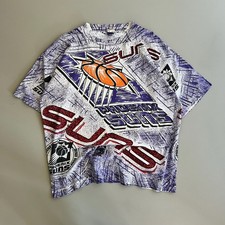 XL 90s Phoenix Suns Magic Johnson AOP T-shirt