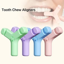 1/4PCS Y-Shaped Orthodontics Aligner Chewies Teether Supplies Oral Care Tool