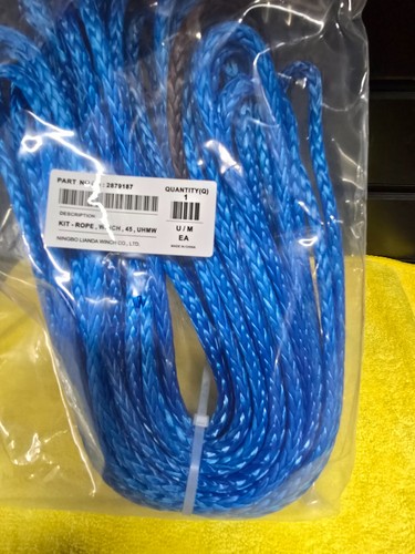 Polaris 2879187 4500LB Synthetic Winch Rope General XP RZR Ranger 1000 900 Turbo