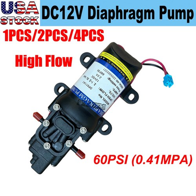 #ad #ad Self Priming 60PSI Electrical Mini Diaphragm High Pressure Booster Water Pump CL $24.99