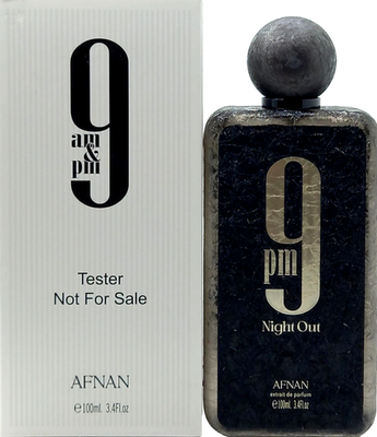 Afnan 9PM Night Out Extrait De Parfum Spray For Men 3.4 Oz / 100